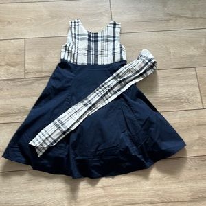 Gymboree plaid and solid dress